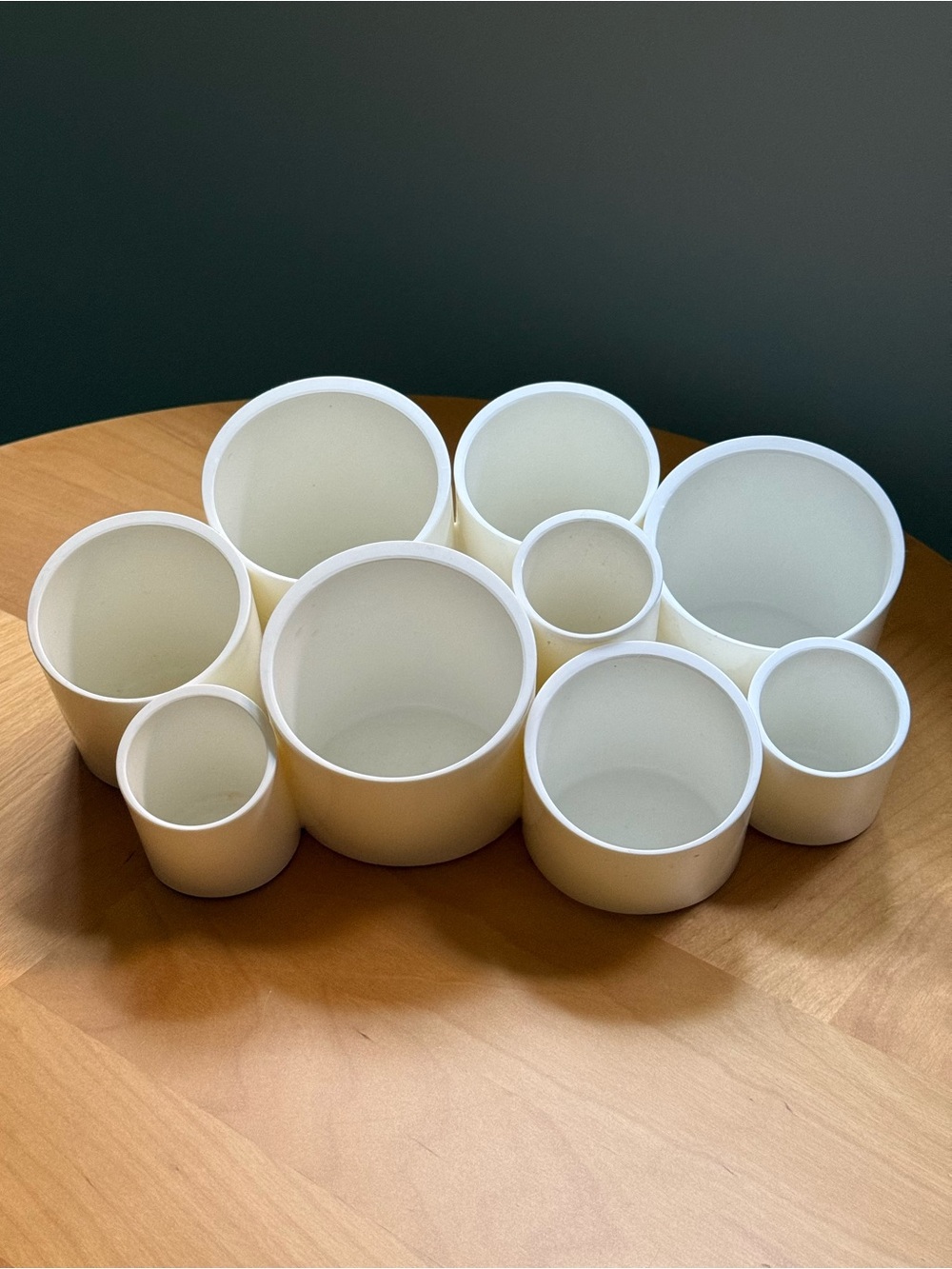 White Space Age Style Wall Hanging Tabletop Organizer by boon